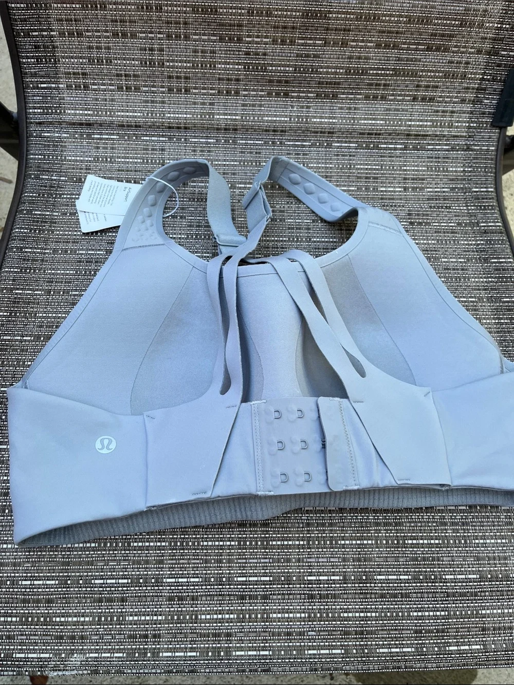 lululemon athletica Light Blue Seamless Strappy Sports Bra